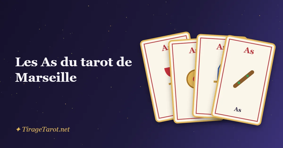 Les As du tarot de Marseille