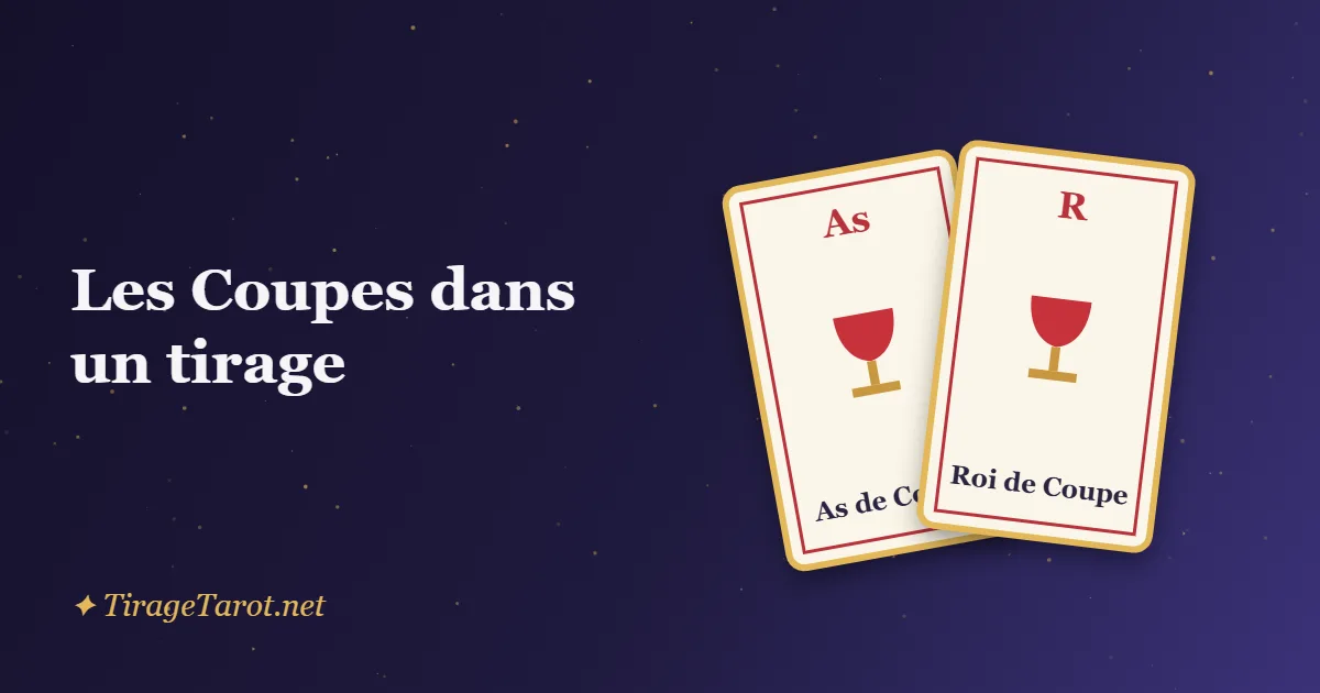 Les Coupes dans un tirage