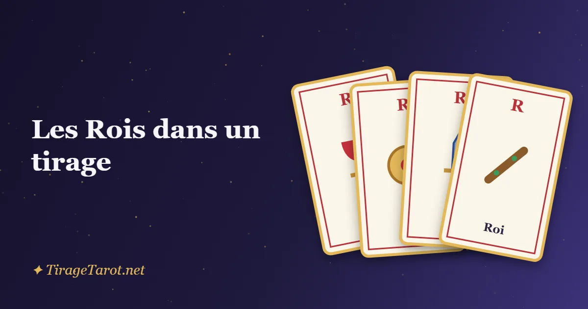 Les Rois dans un tirage